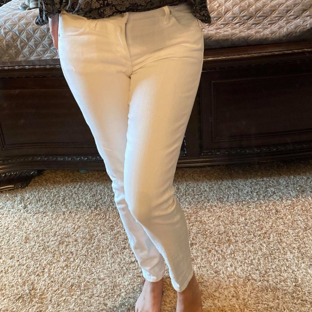 Skinny Stretchy White Jeans